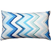 PILLOW DÉCOR Pacifico Stripes Green Throw Pillow 20X20 - £32.76 GBP+