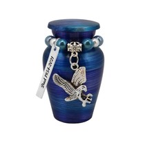 Blue Eagle Keepsake Urn - Love Charms™ Option - £15.88 GBP