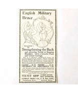 English Military Brace George Frost 1897 Advertisement Victorian Fashion... - $368.02 MXN