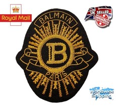 Bullion Patch Gold Embroidered with Red Blazer Coat, Jacket And Uniforms. - $23.99