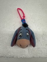 1999 Plush Eeyore Winnie the Pooh Clip-On Key Chain Happy Meal McDonalds Toy! - £4.84 GBP