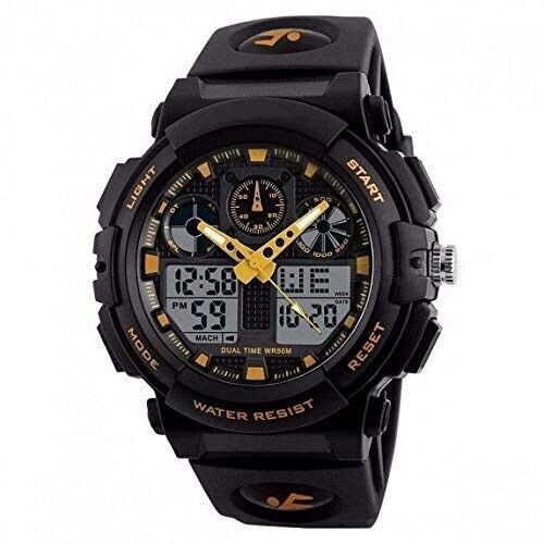 Analógico - Digital Deportes Multi Funcional Negro Dial Reloj para Hombr... - $26.80