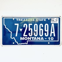 2012 United States Montana Flathead County Passenger License Plate 7 25969A - $18.80