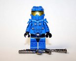 Building Halo Spartan Blue Video Game Minifigure US Toys - £5.74 GBP