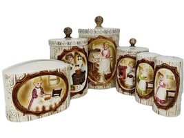 Sears Roebuck &#39;78 Country Coordinates Canisters Salt N Pepper Napkin Hol... - $213.59 CAD