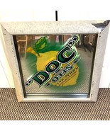Vintage &quot;Doc&quot; Otis Hard Lemon Alcohol Malt Mirror Bar Sign w/Distressed ... - $107.58 CAD