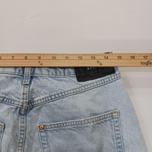 & Denim RN#101255 Women's Blue Front Button & Slit Denim Skirt Size Medium image 7