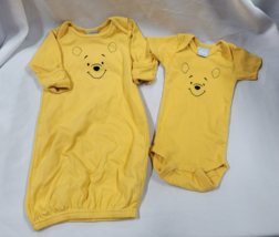 Vintage Winnie the Pooh Unisex Bodysuit Gown Set Baby 3-6 Halloween Cost... - $29.69