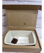 BNIB #1415 Pampered Chef Stoneware Loaf Pan 9&quot; X 5.25” Banana Meatloaf - $29.69
