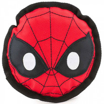 Marvel Comics Spider-Man Face Ballistic Squeaker Dog Toy Red - £15.80 GBP