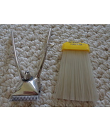  Vintage Manual Hair Clippers with brush (#0722) - £21.22 GBP