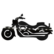 Die Cut Shape - MOTORCYCLE 2.5&quot; &amp; 5.0&quot; size in 12 Metallic Colors #6418 - $6.99