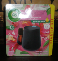 Air Wick Essential Oils Diffuser Mist Kit with Lush Honeysuckle Raspberry Scent - £15.62 GBP