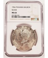 1966 Silver Panama Balboa Graded by NGC as MS-64 - $108.89