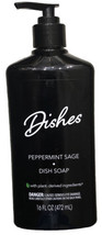 SHIPN24 HRS-Dishes Peppermint Sage Dish Soap-With Plant Derived Ingredie... - $6.81