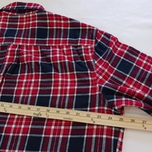 St. John's Bay Super Soft Button-Down Collar Flannel Shirt Men's XL Multi Plaid image 11