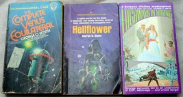 Lot 3 Vntg Geo. O Smith Mmpb Mcm sci-fi Hellflower~Venus Equilateral~Highways - £23.70 GBP