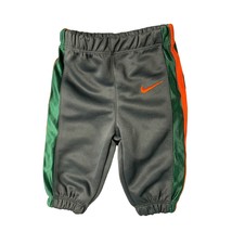 Nike Boys Infant Baby Size 3 6 months pull on sweatpants Jogger Track Pants Gray - £11.62 GBP