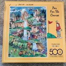 Par for the Course F.X. Schmid 500 pc Jigsaw Puzzle *1 missing piece* 18 x 24 - £9.59 GBP