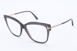 NEW TOM FORD TF 5704-B 020 CLEAR GREY GOLD AUTHENTIC FRAMES EYEGLASSES 5... - $177.65