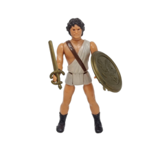 Vintage 1980 Mattel Clash Of The Titans Perseus W Gold Sword + Shield Figure Toy - £67.25 GBP