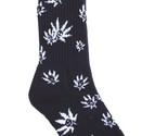 Famous Stars and Straps Black/White Fam Grown Weed Skulll Crew Socks NWT - $8.52