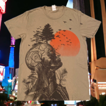 Junk Food T Shirt Mens Med The Hangover Alan Human Tree Costume Brown Ma... - $22.95
