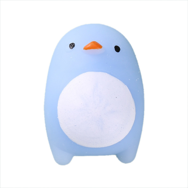 10 pieces soft anti-stress cartoon penguin squeeze kids toy - $12.00