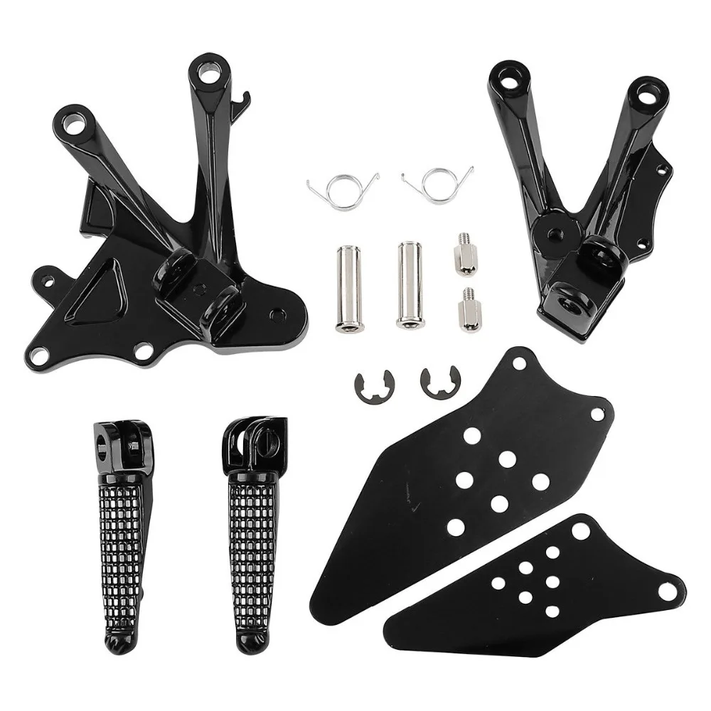 Motorcycle Front Footrest Foot Pegs For KAWASAKI ZX10R 2006-2010 2007 20... - £43.79 GBP+
