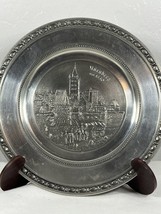 Vintage Nuremberg German Pewter 6 inch Hanging Plate  Zinn Giesser Innung - $2.99