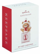 Hallmark  My First Christmas - Bear in Box   Keepsake Ornament 2019 - £16.85 GBP