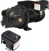 Bundle of Red Lion Pumpworks 1/2 HP, 7.4 GPM, 115/230 Volt PWJET50 Cast ... - $429.33