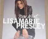LISA MARIE PRESLEY NOW WHAT ALBUM TOUR PROMOTIONAL POSTER 18 x 24 2005 - $22.49