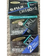 FUJI Normal Bias DR-I 60 Audio Cassette 2-Pack Extraslim Case New Sealed - £7.86 GBP