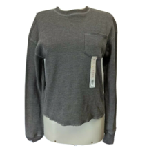 SO Tee long sleeve weathered grey top Womens Size XS NWT - £3.99 GBP