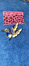 New Betsey Johnson Brooch Hummingbird Blue Pretty Collectible Decorative... - £11.84 GBP