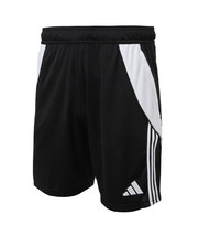 Adidas Tiro 24 Training Pants Men&#39;s Soccer Shorts Black Asia Fit NWT IP1951 - $38.61