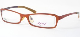 Kaos Seventy Three 3 Burnt Orange Unique Rare Eyeglasses Glasses Frame 48-17-135 - $94.68