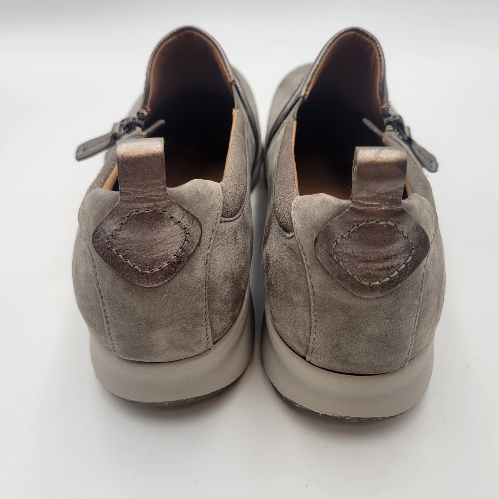 Clarks unstructured Side-Zip Slip-On Shoes Un.Adorn Zip Taupe 8.5 M Item image 7