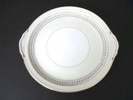 Narumi Round Serving Platter with Tab Handles - Laurel Pattern - Occupied Japan - £23.95 GBP
