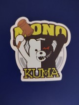 Kono Kuma Bear With Hammer Half White Half Black Sticker Decal Embellish... - $4.00