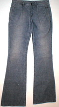 New NWT $295 Theyskens&#39; Theory Corduroy Pants Jeans Womens 27 Flare Blue Indigo  - £230.42 GBP