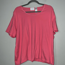 Liz Claiborne pink short sleeve top - $7.84