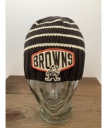 Cleveland Browns Retro Brownie Winter Hat Reebok Beanie with Felt Patch - $26.89 CAD