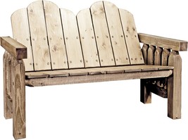 Montana Woodworks, Exterior Stain Homestead Collection Deck Bench, Stain &amp; Clear - £518.28 GBP