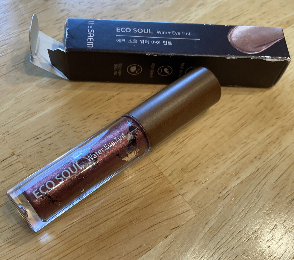 The SAEM ECO SOUL Water Eye Tint  0.14oz./5g Pleasant Cinnamon BR01 NIB - $3.47