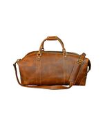 Full Grain Pebbled Red Leather School Backpack Travel Weekender Bag 18AX... - $193.15 CAD