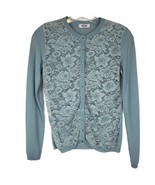 Moschino Cheap And Chic Blue Green Lace Cardigan  - $129.93 CAD