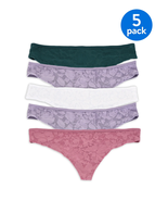 Women&#39;S Ultrasoft Thong Panties, 5-Pack - €34,92 EUR