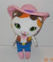 Disney Junior Jr. Sheriff Callie Wild West 9&quot; Stuffed Animal Plush Toy Cat - £11.38 GBP